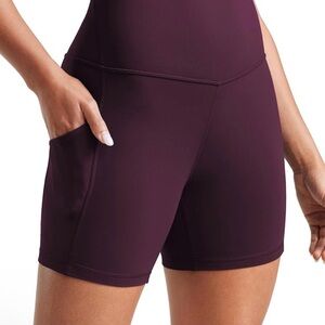 Yogalicious Women's Dark Purple Bike Shorts